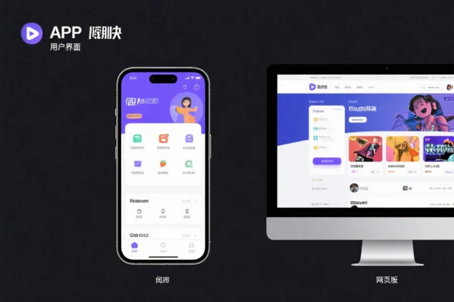 APP与网页版界面对比